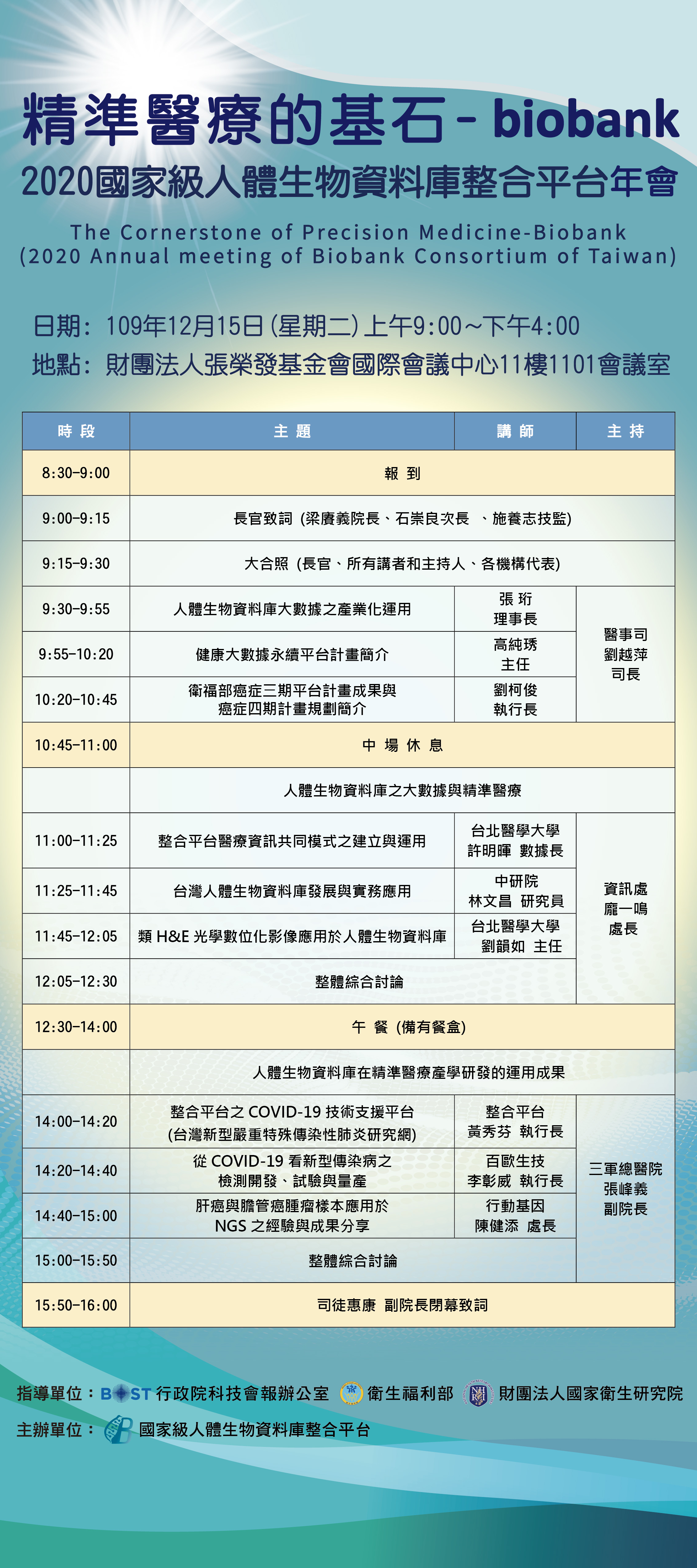 節目表